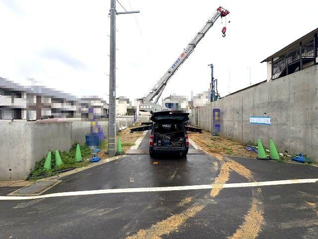 現地写真。前面道路です。