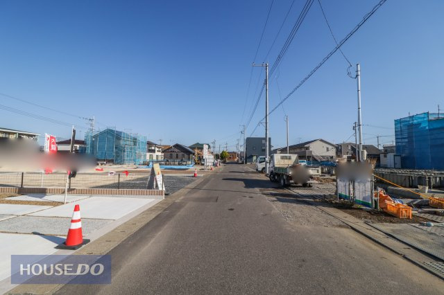 【前面道路】道の広さ・日当たりなど、ご確認ください。
