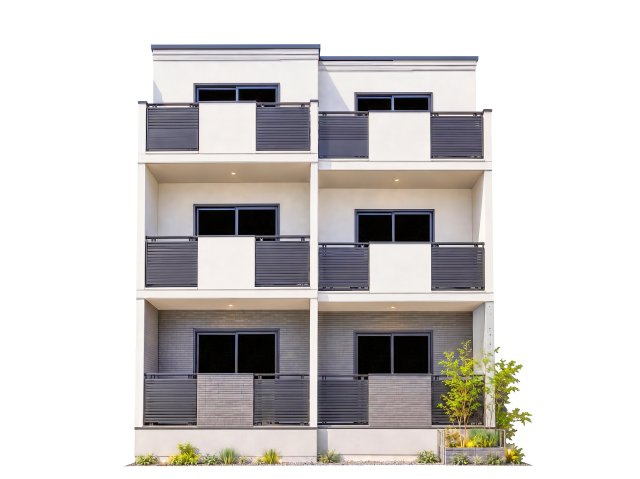 ■建物プラン例（完成予想図？）建物面積：377.92？（114.32坪）、建物価格：24200万円　※別途、外構工事費・付帯工事費・諸費用等が必要となります　※当該プランの採用・変更は自由に可能です
