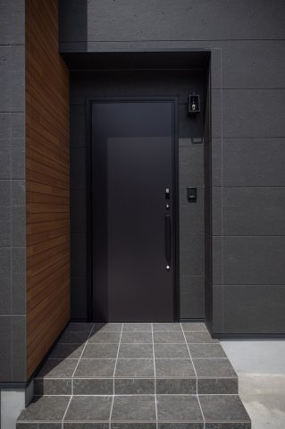 シンプルで使いやすい玄関です