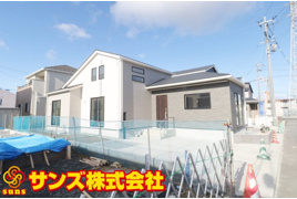 郡山市芳賀３丁目　　　６号棟　　　芳賀小学校、郡山第４中学区の外観