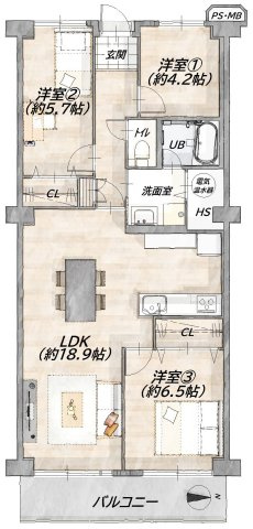 間取り：326000255239