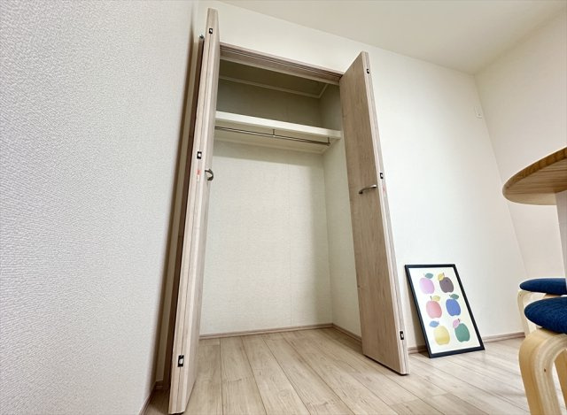 全室収納付きでお部屋を広くお使いいただけます。
