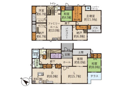 大阪市西淀川区佃1丁目の間取り