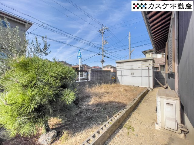 家庭菜園やガーデニングが楽しめる庭です
