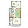川越グリーンパーク L-弐号棟の間取り
