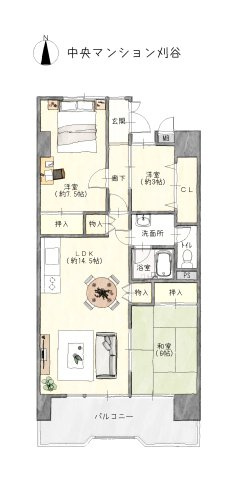 間取り：323000491467