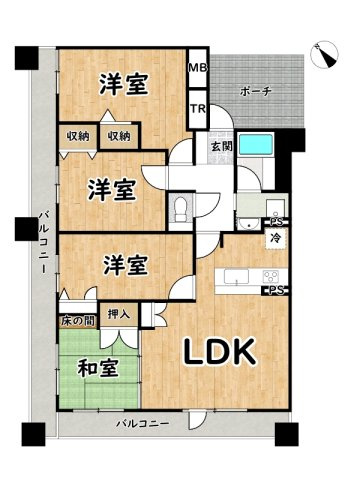 間取り：328000665108