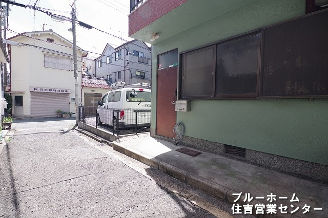 前面道路です！