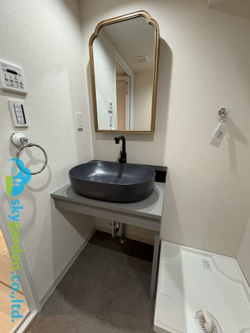 お洒落な手洗いです