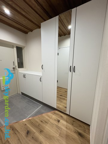 シューズボックス＆コート掛け