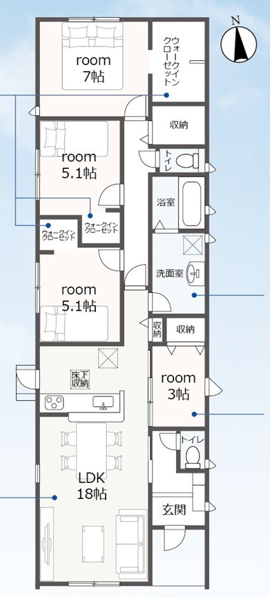 間取り：322000608395