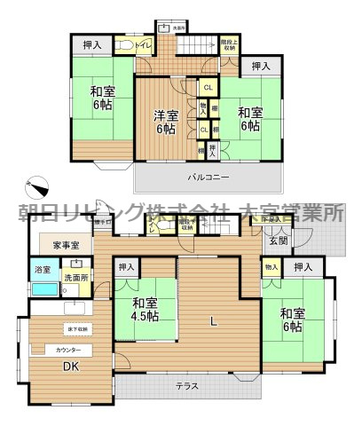 古家の間取り