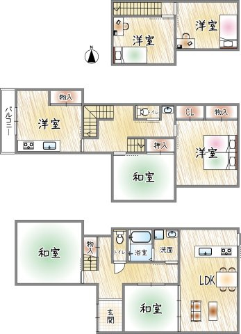 間取り：328000622734