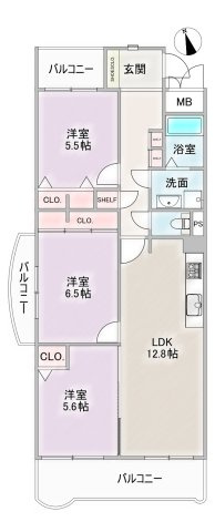 間取り：323000516444