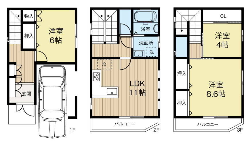 間取り：328000623110
