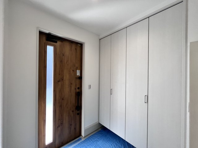 シンプルで使いやすい玄関です