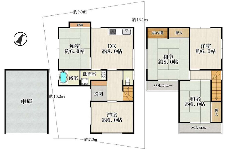 間取り：328000623325