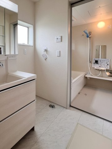 【第19渋川金井　新築住宅　1号棟のランドリースペース】