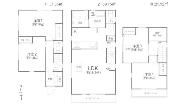間取り：311002393444