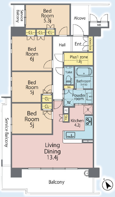 間取り：328000621483