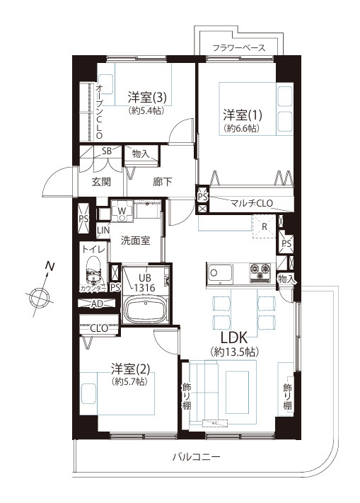 間取り：313004327961