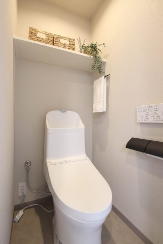 シンプルで使いやすいトイレです