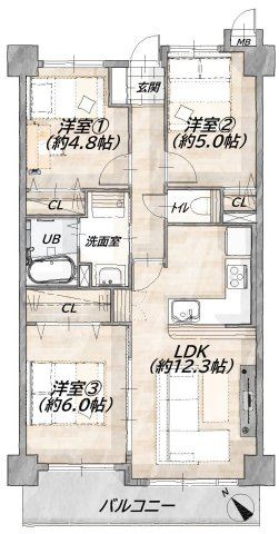 間取り：325000125477