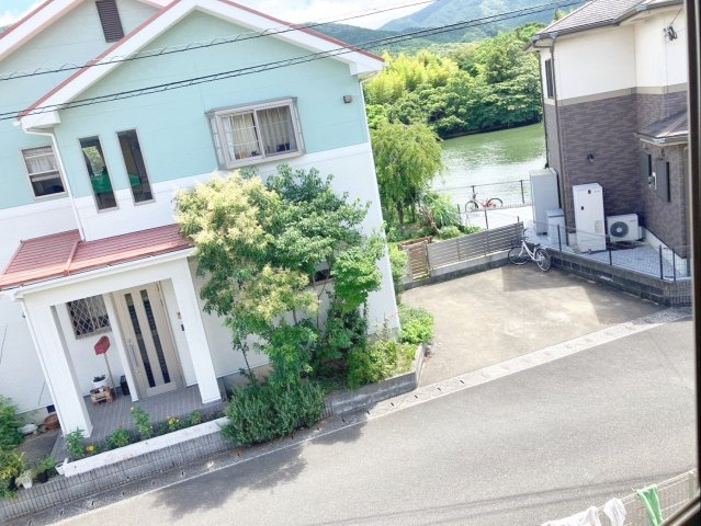バルコニーからの眺めです！