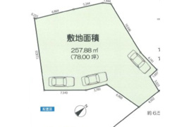 横浜市中区豆口台 建築条件無し売地の間取り