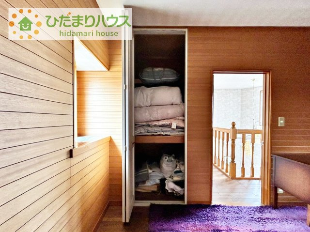 クローゼットタイプの収納は荷物がどこにあるかすぐに見つかります！