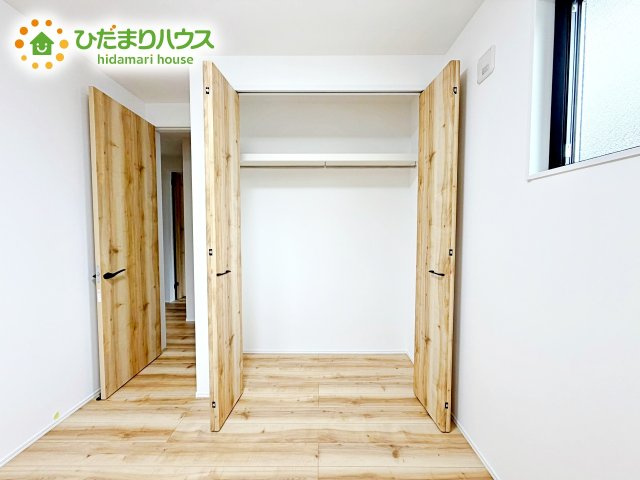 クローゼットタイプの収納は荷物がどこにあるかすぐに見つかります！