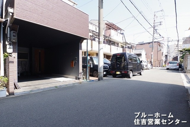 別角度からの前面道路です！