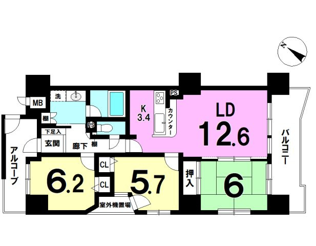 間取り：322000543515