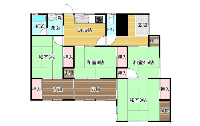 間取り：321000076650