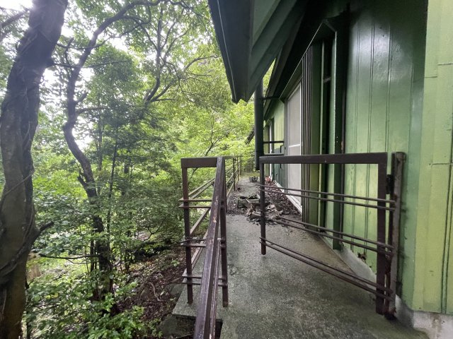 2026年6月撮影、一階テラス