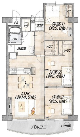 間取り：326000249549