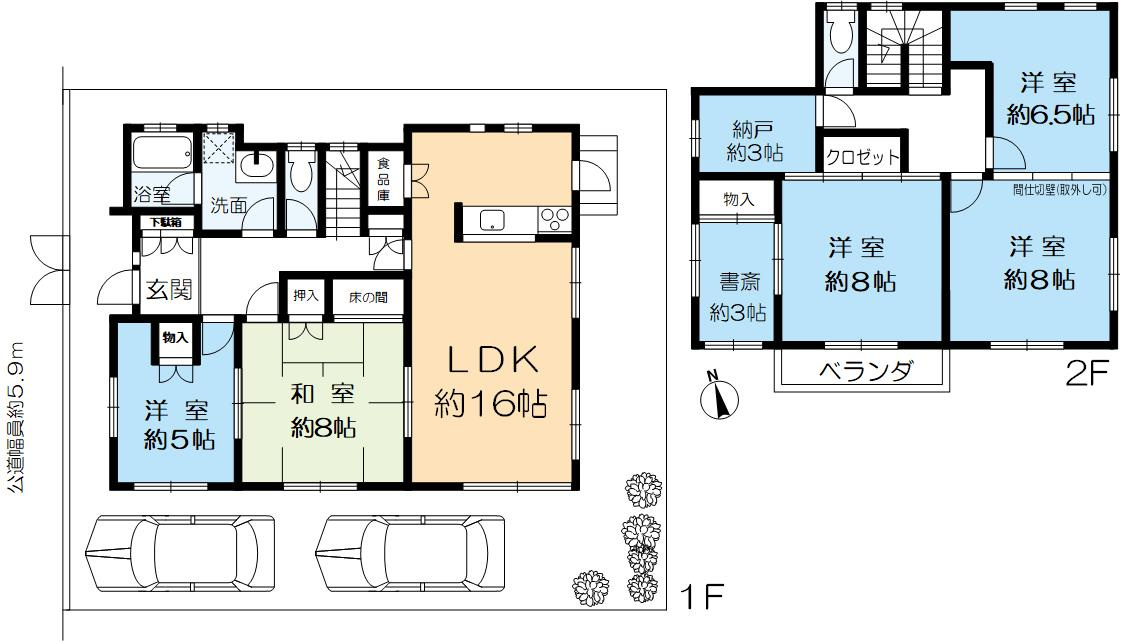 間取り：327002223322