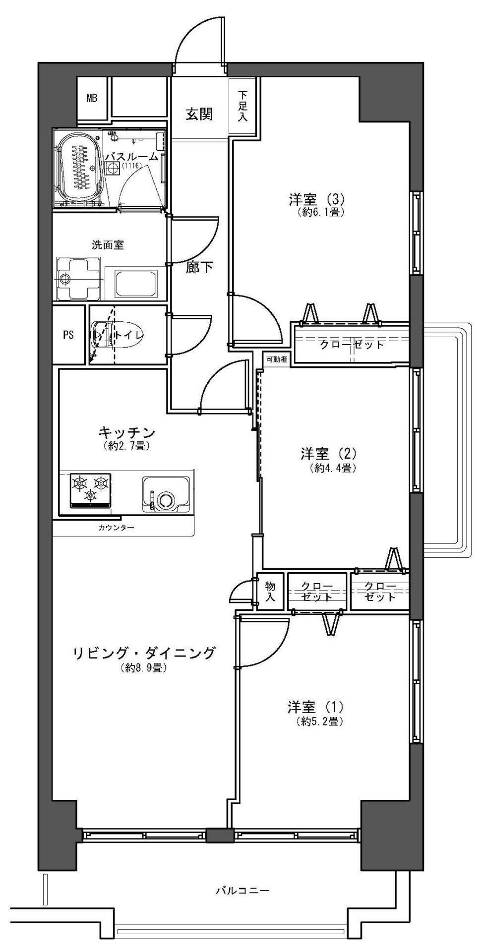 間取り：313004634693