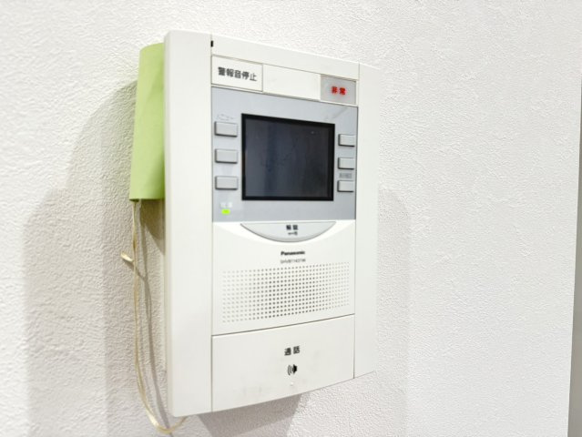 TVモニター付きインターホン。