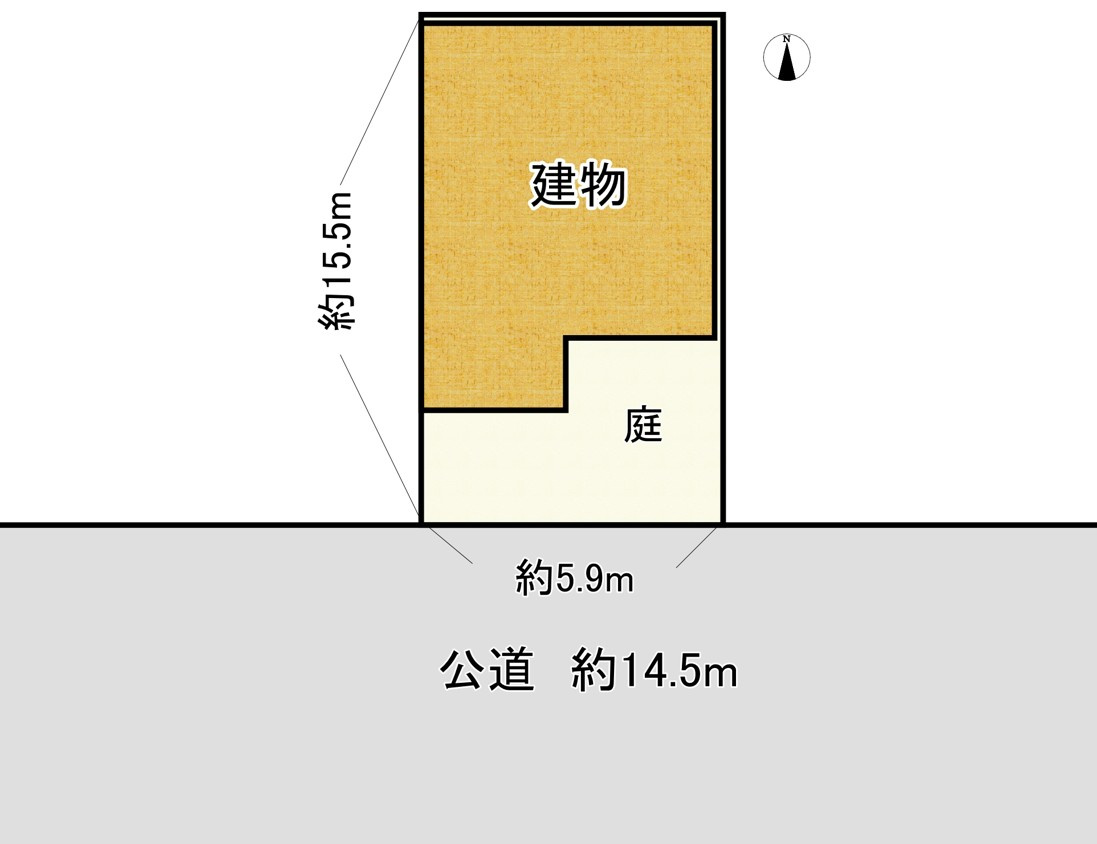 区画図　※図面と現況が異なる場合は現況優先といたします。