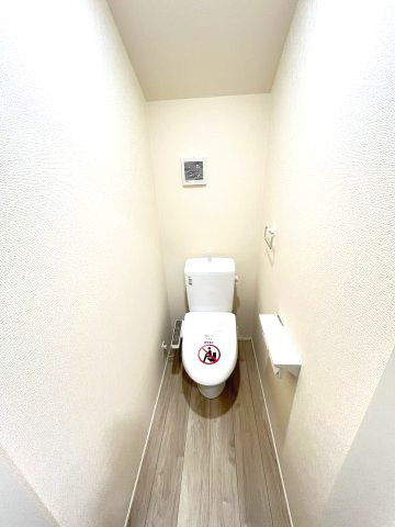 現地写真。2階にもトイレです。