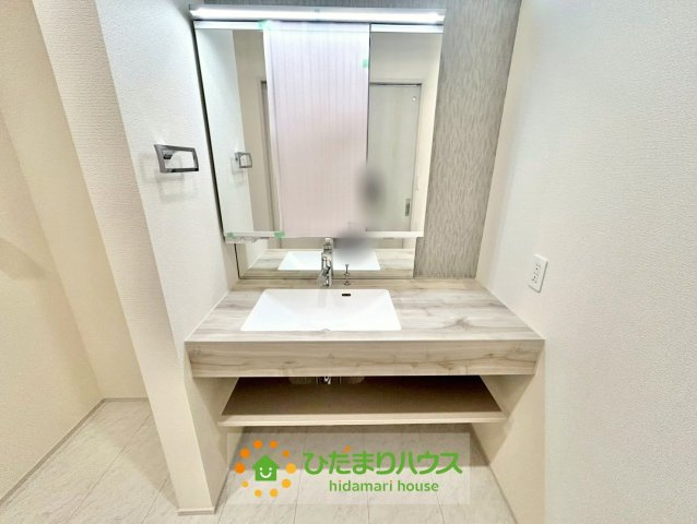 ホテルのような洗面所で、気分が上がります！