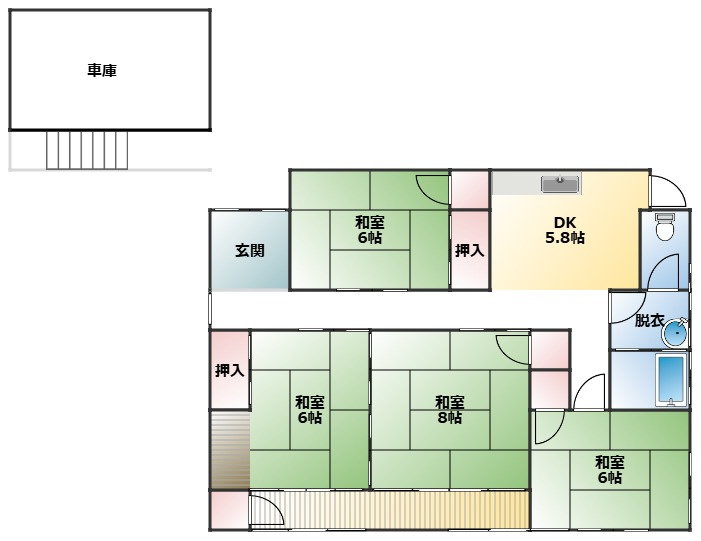 間取り：308000176311