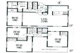 大岡山1丁目中古戸建の間取り