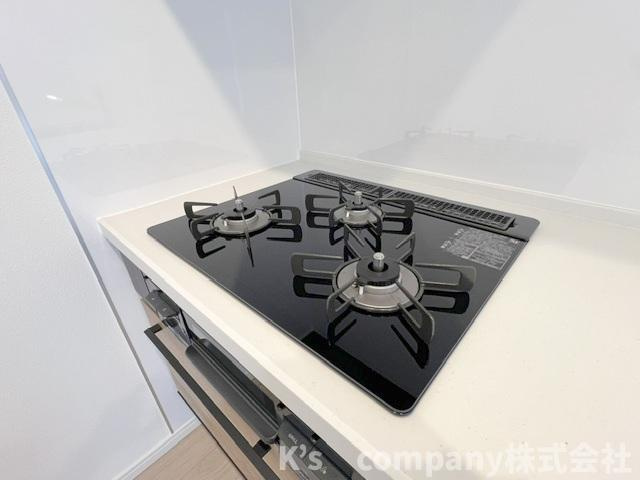 三口ガスコンロでお料理の幅が広がります◇