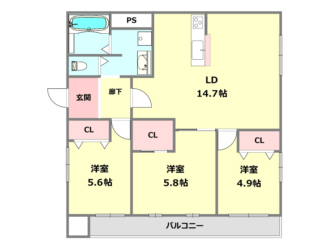 間取り：328000661136