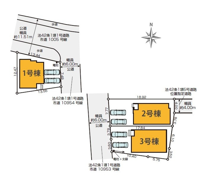 ■2号棟　カースペース並列2台可(車種による)