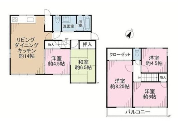 現在ある建物の間取り図です☆