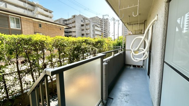南向きバルコニーです。